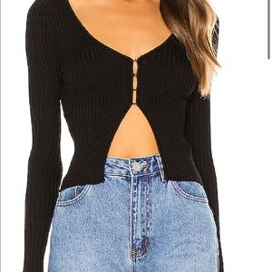 Sierra Knit Top in Black